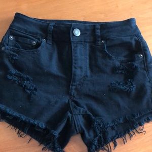 American Eagle festival jean shorts